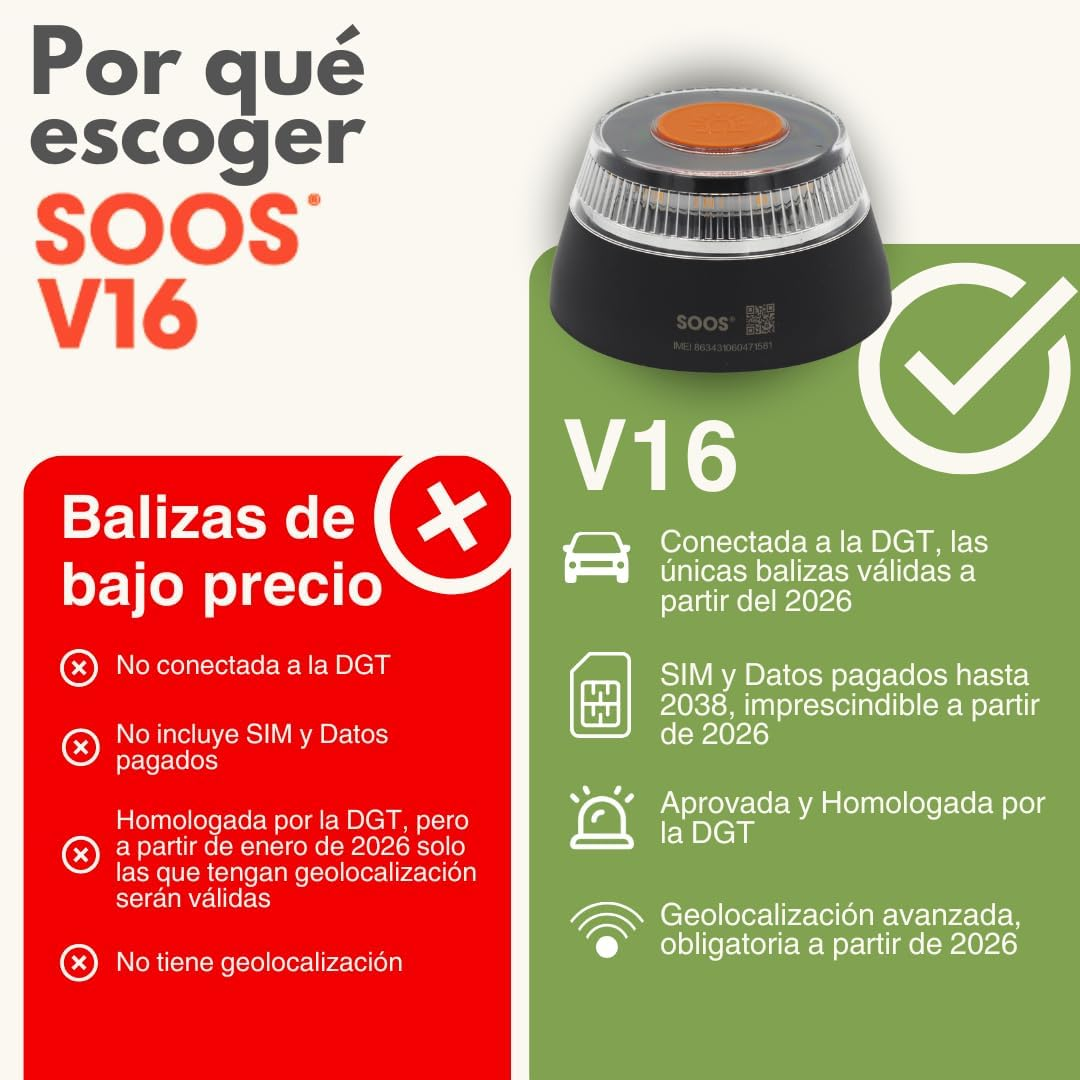Baliza FlashLED SOS V16