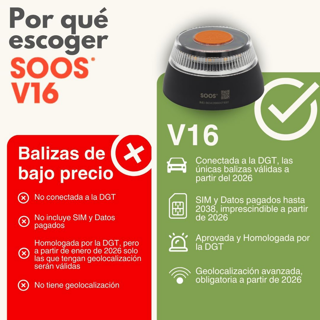 Baliza FlashLED SOS V16
